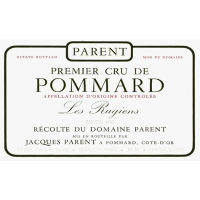 Jacques Parent Pommard 1er Cru Rugiens 2020 (6x75cl)
