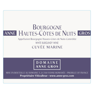 Anne Gros Hautes-Cotes-de-Nuits Cuvee Marine 2022 (6x75cl)