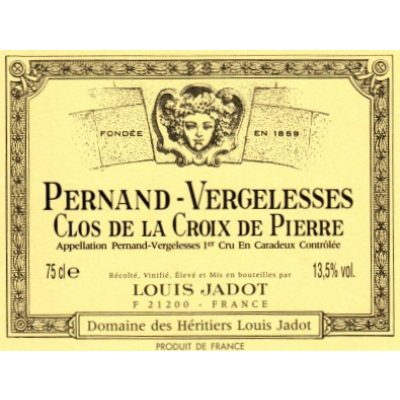 Louis Jadot Pernand Vergelesses 1er Cru Clos de la Croix de Pierre Blanc 2022 (6x75cl)