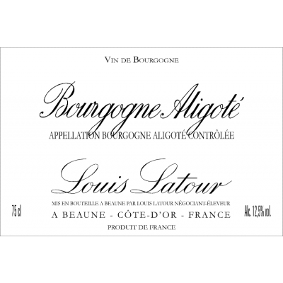 Louis Latour Bourgogne Aligote 2019 (6x75cl)