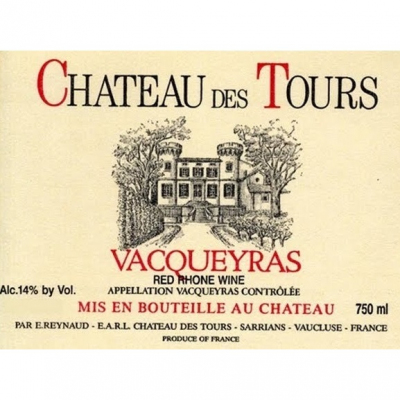 Chateau des Tours Vacqueyras 2009 (12x75cl)