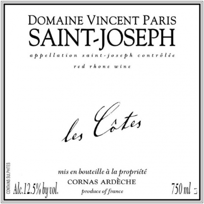 Vincent Paris Saint-Joseph Les Cotes 2020 (6x75cl)