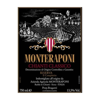 Monteraponi Chianti Classico Riserva Campitello 2020 (6x75cl)