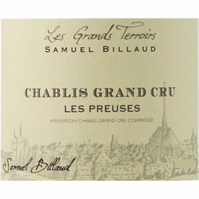 Samuel Billaud Chablis Grand Cru Preuses 2021 (1x75cl)