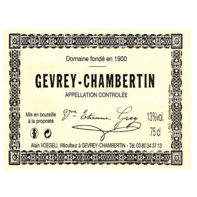 Alain Voegeli Gevrey Chambertin 2022 (6x75cl)