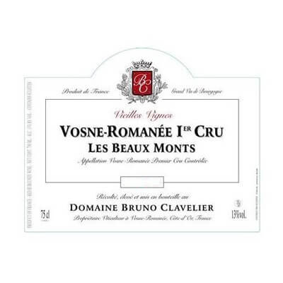 Bruno Clavelier Vosne-Romanee 1er Cru Les Beaux Monts Vv 2016 (1x75cl)