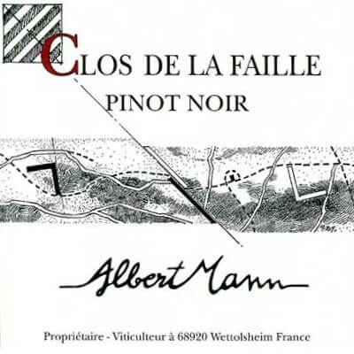 Albert Mann Pinot Noir Clos de la Faille 2020 (12x75cl)