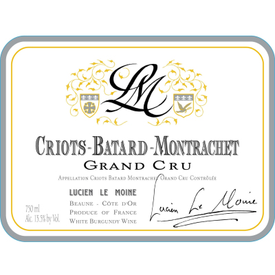 Lucien Le Moine Criots-Batard-Montrachet Grand Cru 2022 (6x75cl)