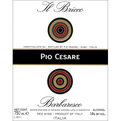 Pio Cesare Barbaresco Il Bricco 2016 (6x150cl)