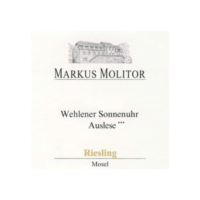 Markus Molitor Wehlener Sonnenuhr Riesling Auslese *** Goldkapsel 2015 (6x75cl)