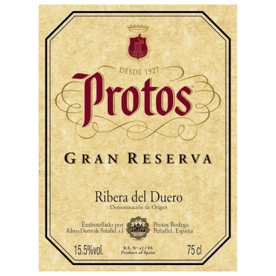 Protos Ribera Del Duero Gran Reserva 2015 (6x75cl)