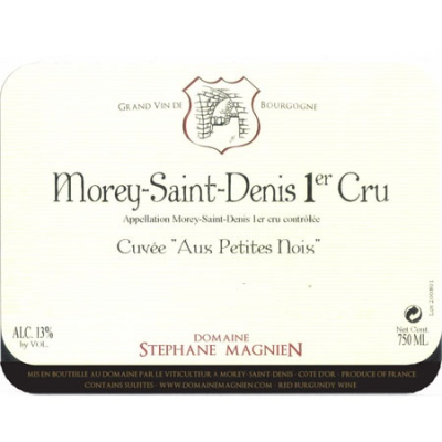 Stephane Magnien Morey-Saint-Denis 1er Cru Cuvee Aux Petites Noix 2016 (6x75cl)