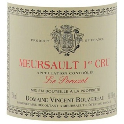 Vincent Bouzereau Meursault Poruzots 2019 (6x75cl)