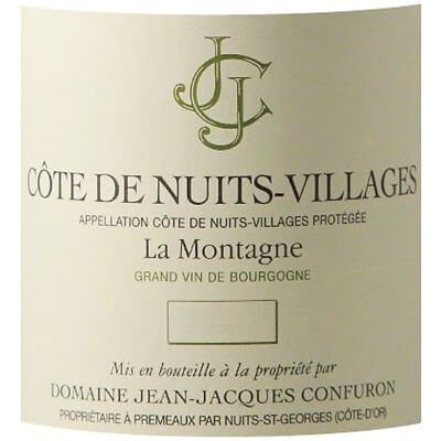 Jean-Jacques Confuron Cote-de-Nuits Villages La Montagne Blanc 2021 (6x75cl)