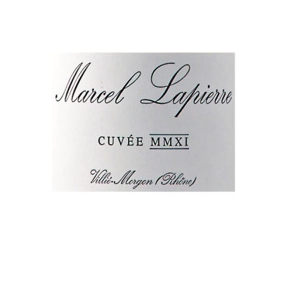 Marcel Lapierre Morgon Cuvee Marcel Lapierre MMIX 2022 (6x150cl)
