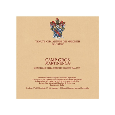 Marchesi di Gresy Barbaresco Camp Gros Martinenga 2008 (6x75cl)