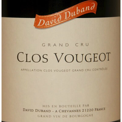 David Duband Clos-Vougeot Grand Cru 2018 (3x150cl)