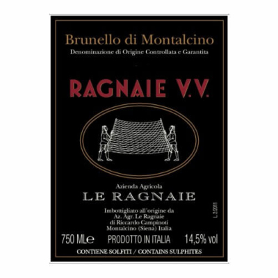 Le Ragnaie Brunello di Montalcino Ragnaie VV 2019 (6x75cl)