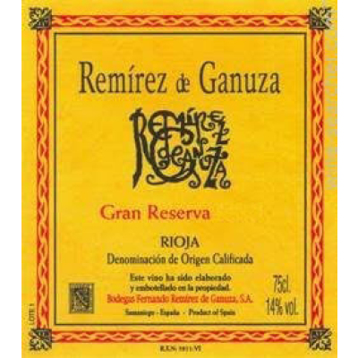 Remirez de Ganuza Rioja Gran Reserva 2012 (6x75cl)