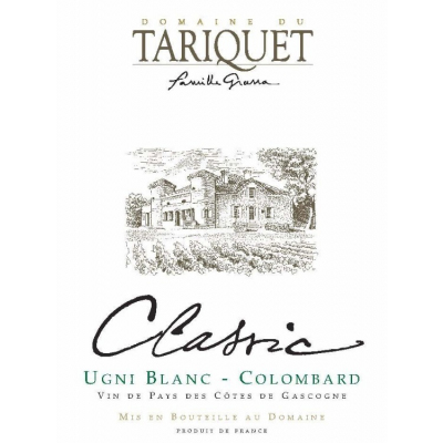 Tariquet Cotes Gascogne Classic Blanc 2020 (12x75cl)