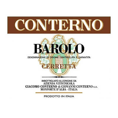 Giacomo Conterno Barolo Cerretta 2020 (1x300cl)
