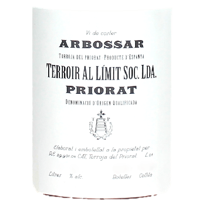 Terroir al Limit Arbossar 2020 (1x75cl)