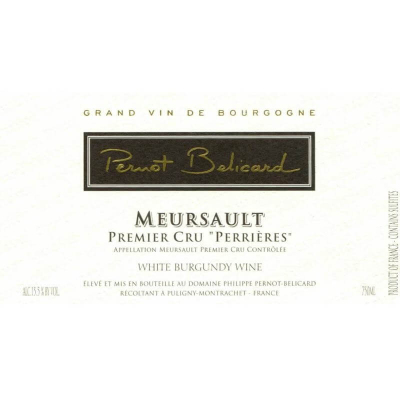 Pernot Belicard Meursault 1er Cru Perrieres 2017 (6x75cl)