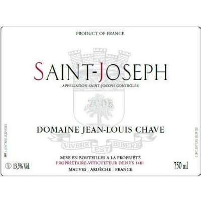 Jean-Louis Chave Saint-Joseph 2021 (6x75cl)