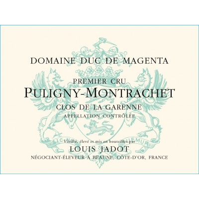 Louis Jadot (Duc Magenta) Puligny-Montrachet 1er Cru Clos de la Garenne 2023 (3x75cl)