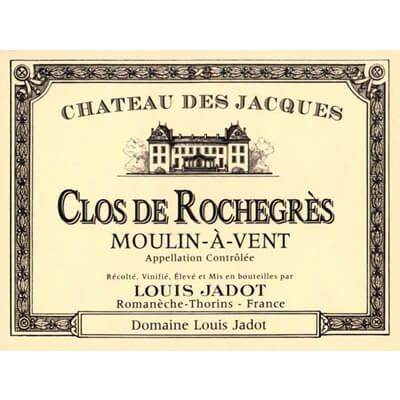 Chateau des Jacques (Louis Jadot) Moulin-A-Vent Clos de Rochegres 2023 (12x75cl)