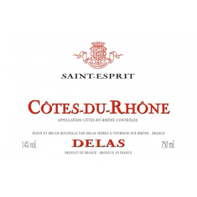 Delas Cotes Du Rhone Saint Esprit 2019 (6x75cl)
