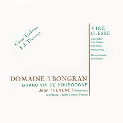 J Thevenet Bongran Vire-Clesse 2016 (12x75cl)