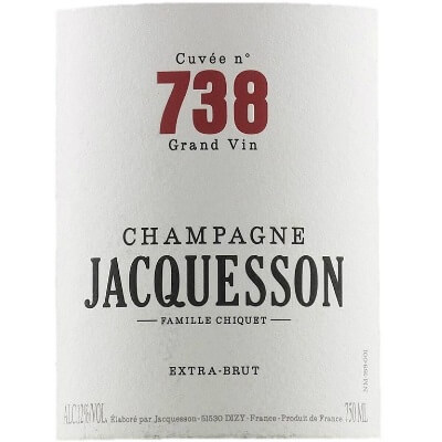 Jacquesson Cuvee 738 Extra Br NV (1x75cl)