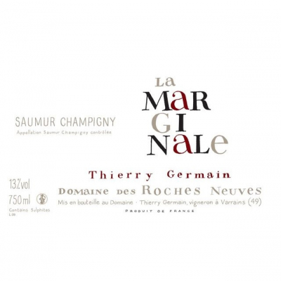 Thierry Germain Roches Neuves Saumur-Champigny La Marginale 2013 (6x75cl)