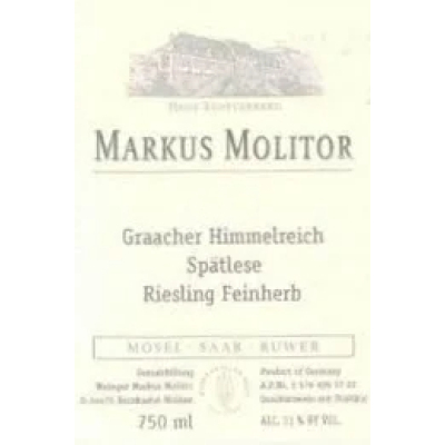 Markus Molitor Graacher Himmelreich Spatlese Feinherb 2005 (1x75cl)