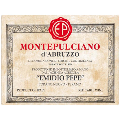 Emidio Pepe Montepulciano d'Abruzzo 2000 (6x75cl)