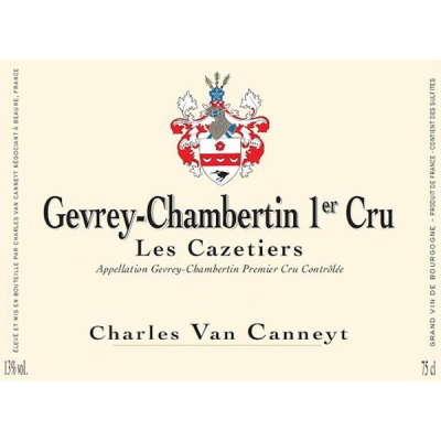 Charles Van Canneyt Gevrey-Chambertin 1er Cru les Cazetiers 2019 (6x75cl)