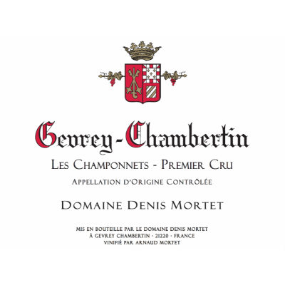 Denis Mortet Gevrey Chambertin 1er Cru Les Champonnet 2018 (6x75cl)
