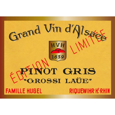 Hugel Pinot Gris Grossi Laue 2013 (6x75cl)