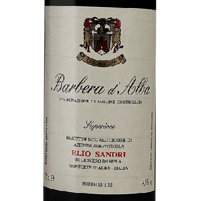 Elio Sandri Barbera d'Alba Superiore 2022 (6x75cl)