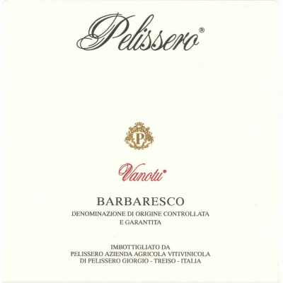 Pelissero Barbaresco Vanotu 2018 (6x75cl)