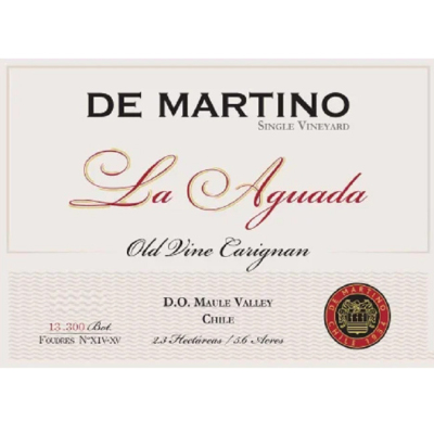 De Martino Maule Vally Carignan Aguada Old Vines 2015 (6x75cl)
