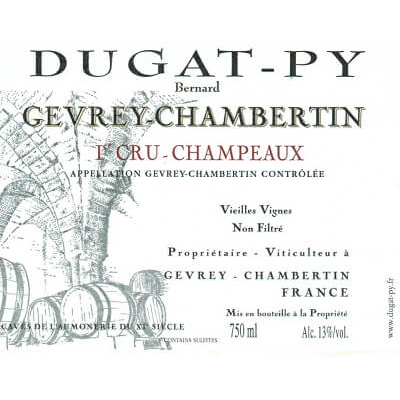 Bernard Dugat-Py Gevrey-Chambertin 1er Cru Les Champeaux 2012 (12x75cl)