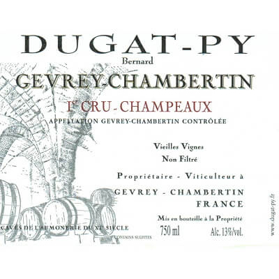 Dugat-Py Gevrey-Chambertin 1er Cru Les Champeaux 2016 (6x75cl)