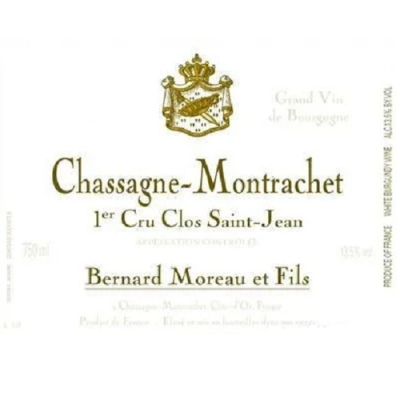 Alex Moreau Chassagne-Montrachet 1er Cru Clos Saint Jean 2019 (6x150cl)