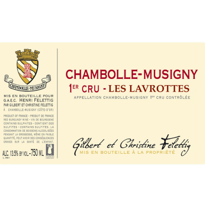 Felettig Chambolle-Musigny 1er Cru Les Lavrottes 2018 (6x75cl)