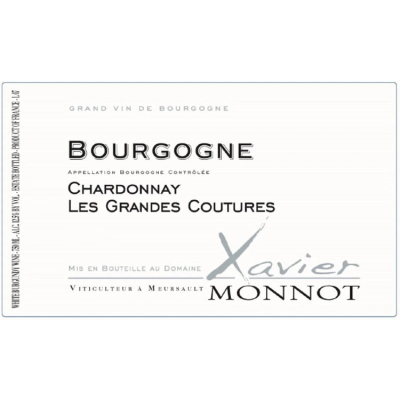 Xavier Monnot Bourgogne Blanc Grandes Coutures 2022 (6x75cl)