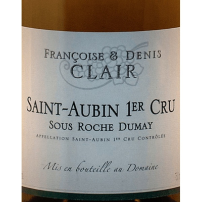 Francoise et Denis Clair Saint Aubin Sous Roche Dumay 2021 (1x75cl)