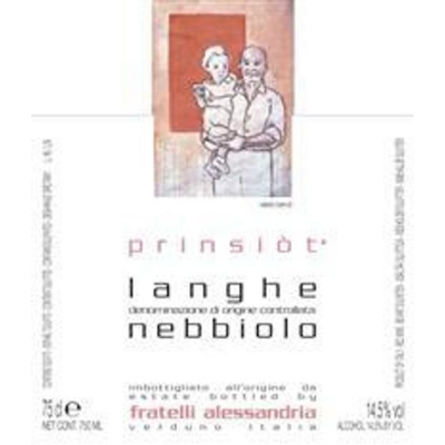 Fratelli Alessandria Langhe Nebbiolo Prinsiot 2018 (6x75cl)