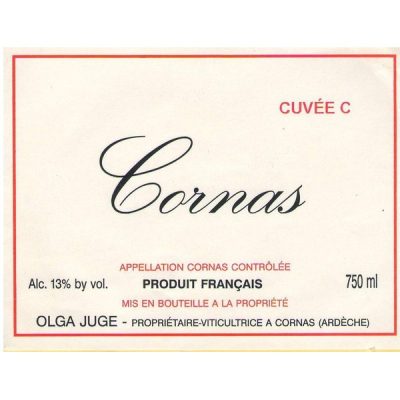 Marcel Juge Cornas Cuvee C 1990 (1x75cl)